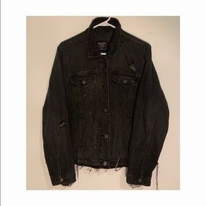 Black Jean Jacket | XL | Abercrombie & Fitch